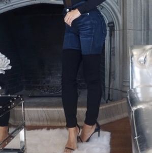 Good American Blue and Black Jeans